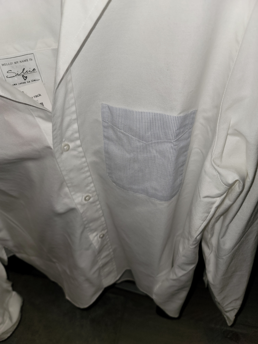 Frank & Eileen Womans White Long-Sleeve Button-Up Shirt - Picture 2 of 3